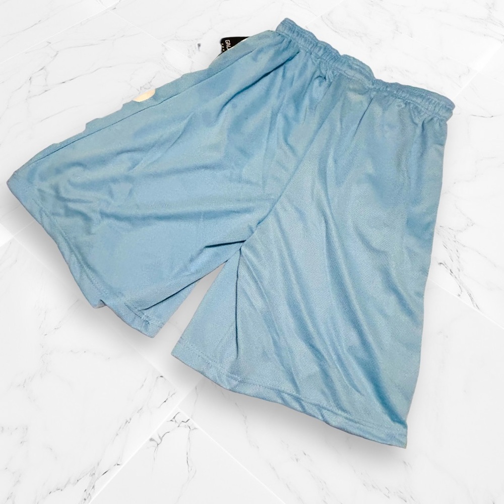 Women's Shorts XL Loose Moisture Wicking Performance Mesh Blue Black Silver - Picture 7 of 9